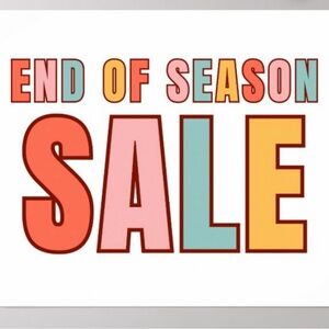 End of Season Sale Poster